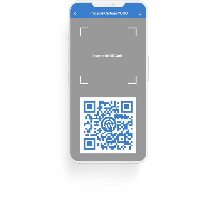 Rapidez compartilhamento via QR Code